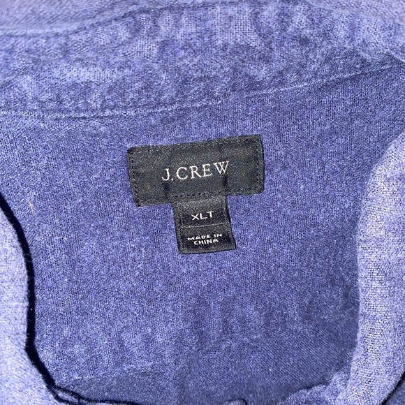 J Crew Cotton button down shirt size XLT - Picture 3 of 3